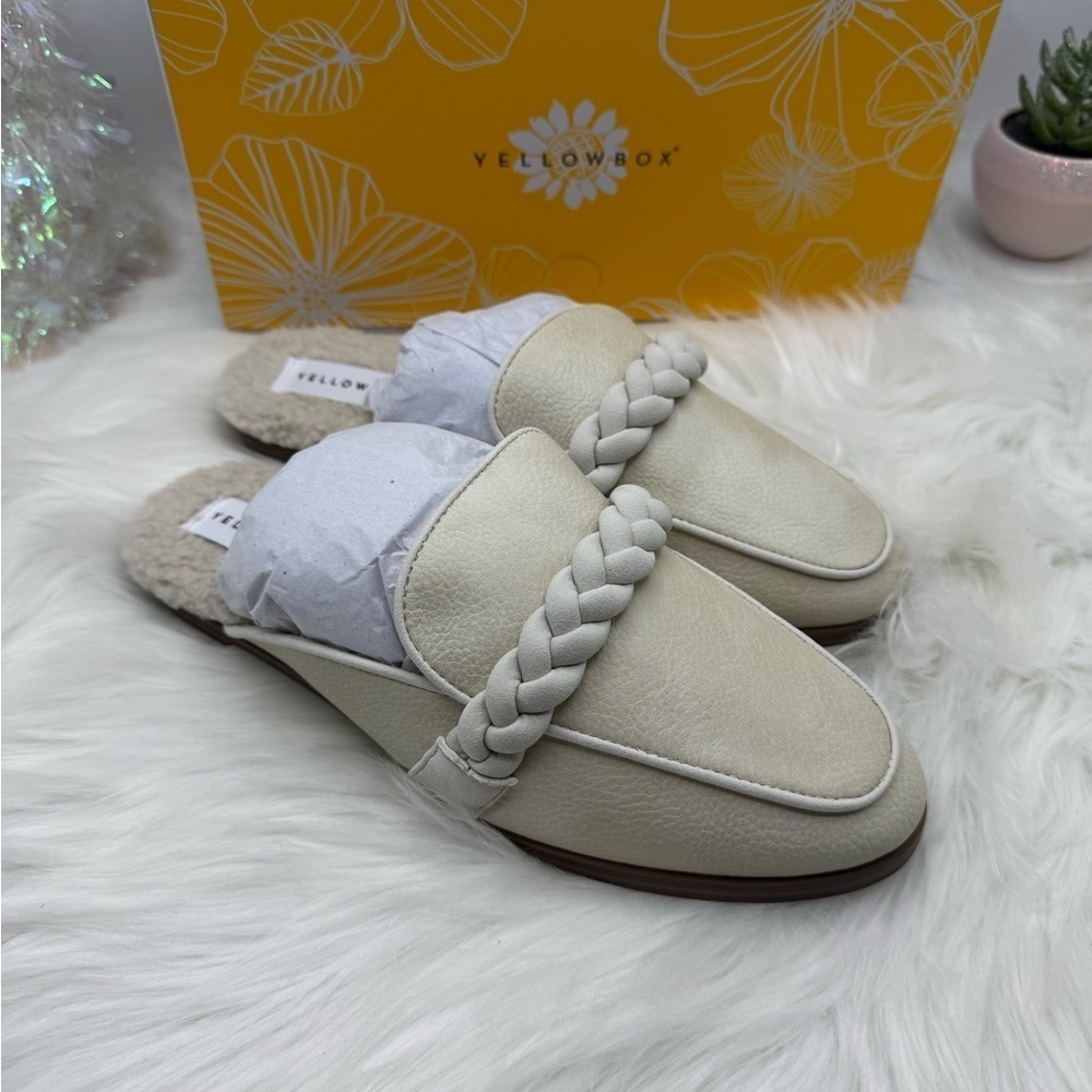 YELLOW BOX Bliss Lined Mules size 7.5M - Picture 8 of 9